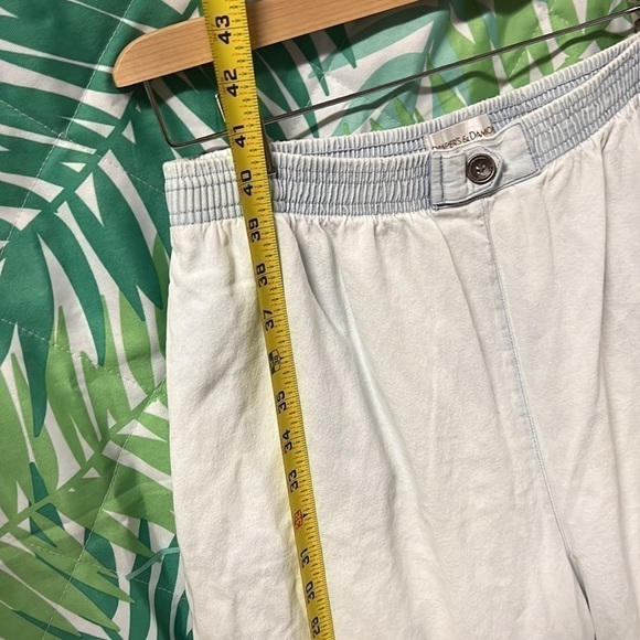drapers & damons elastic waistband | washed look light blue | size M - Picture 11 of 11